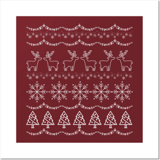 Christmas pattern. Posters and Art